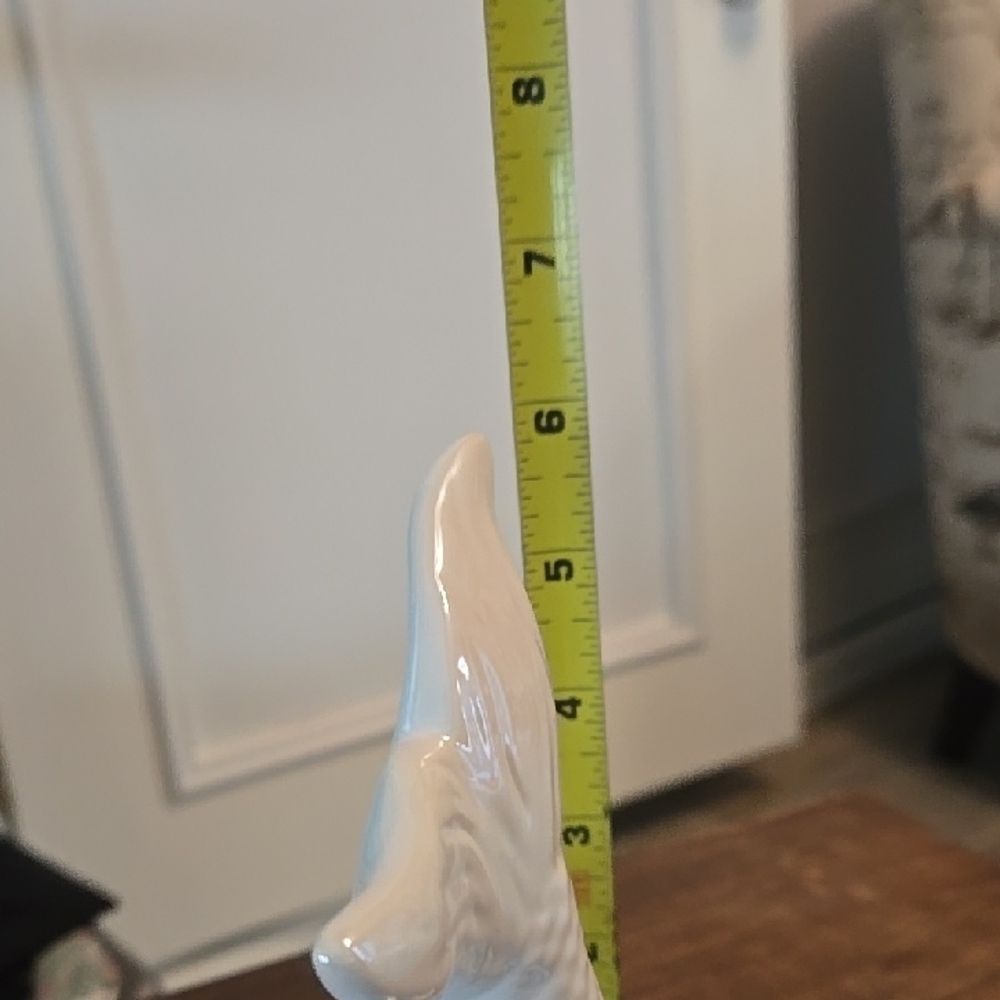 White Ceramic Mermaid Tail Decor - Picture 6 of 8
